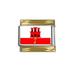 Gibraltar Gold Trim Italian Charm (9mm)