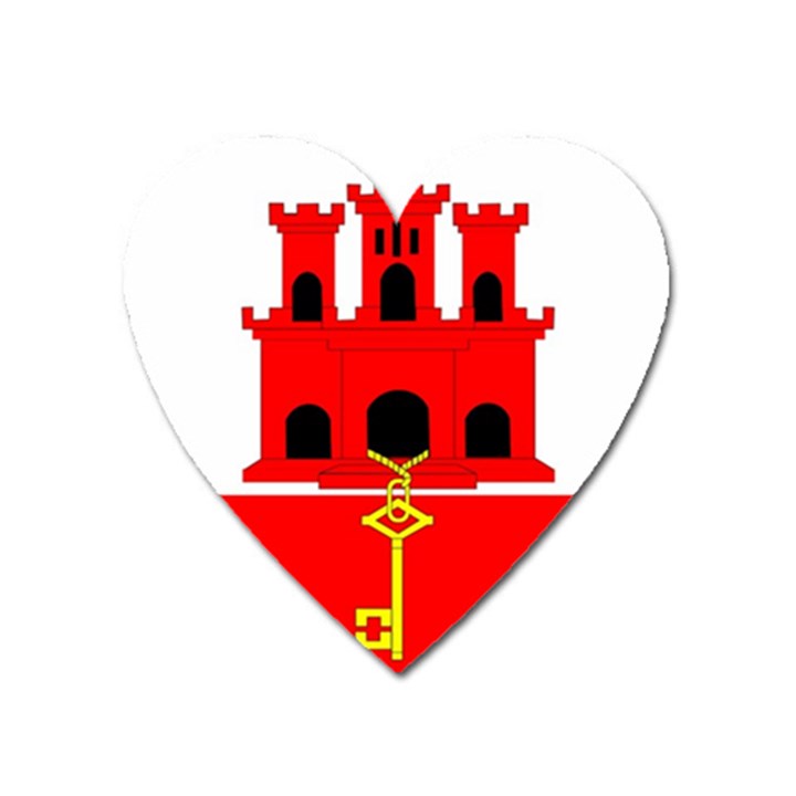 Gibraltar Heart Magnet