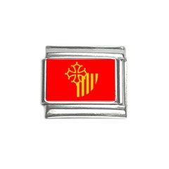 Languedoc Roussillon Flag Italian Charm (9mm)