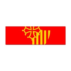 Languedoc Roussillon Flag Sticker (bumper)