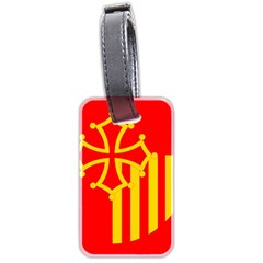 Languedoc Roussillon Flag Luggage Tag (two Sides) by tony4urban