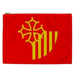 Languedoc Roussillon Flag Cosmetic Bag (xxl) by tony4urban