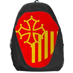 Languedoc Roussillon Flag Backpack Bag by tony4urban