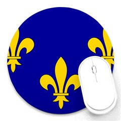 Ile De France Flag Round Mousepad by tony4urban