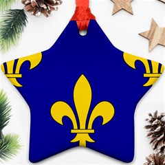 Ile De France Flag Ornament (star) by tony4urban