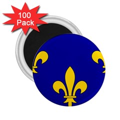 Ile De France Flag 2 25  Magnets (100 Pack)  by tony4urban