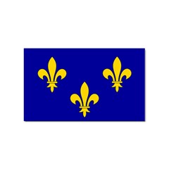 Ile De France Flag Sticker Rectangular (100 Pack)