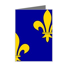 Ile De France Flag Mini Greeting Card by tony4urban