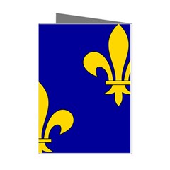 Ile De France Flag Mini Greeting Cards (pkg Of 8) by tony4urban