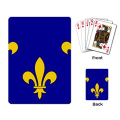 Ile De France Flag Playing Cards Single Design (rectangle) by tony4urban