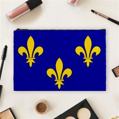 Ile De France Flag Cosmetic Bag (large) by tony4urban