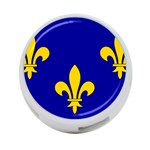 Ile De France Flag 4-Port USB Hub (One Side) Front