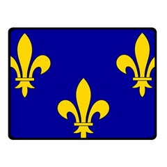 Ile De France Flag One Side Fleece Blanket (small) by tony4urban