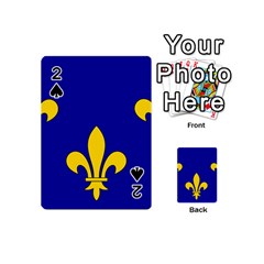 Ile De France Flag Playing Cards 54 Designs (mini) by tony4urban