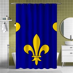 Ile De France Flag Shower Curtain 48  X 72  (small)  by tony4urban