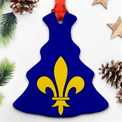 Ile De France Flag Ornament (christmas Tree)  by tony4urban