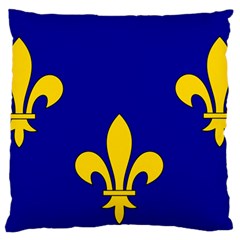 Ile De France Flag Standard Premium Plush Fleece Cushion Case (one Side) by tony4urban