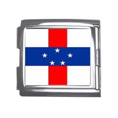 Netherlands Antilles Mega Link Italian Charm (18mm)