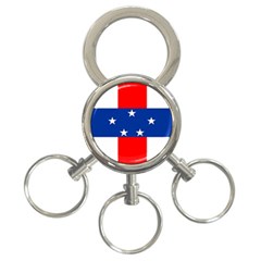 Netherlands Antilles 3-ring Key Chain by tony4urban