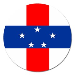 Netherlands Antilles Magnet 5  (round) by tony4urban