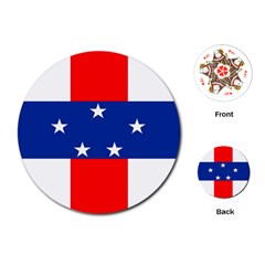 Netherlands Antilles Playing Cards Single Design (round)