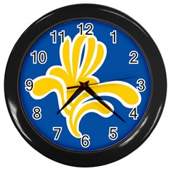 Brussels Wall Clock (black) by tony4urban