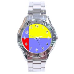 Nitriansky Flag Stainless Steel Analogue Watch