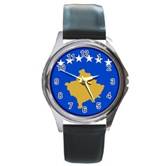 Kosovo Round Metal Watch