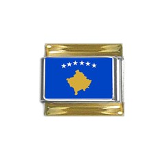 Kosovo Gold Trim Italian Charm (9mm)