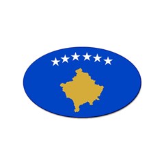 Kosovo Sticker Oval (10 Pack)