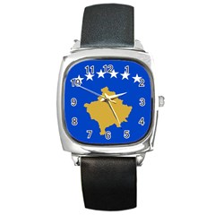 Kosovo Square Metal Watch