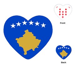 Kosovo Playing Cards Single Design (heart)