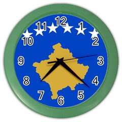 Kosovo Color Wall Clock