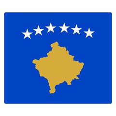 Kosovo One Side Premium Plush Fleece Blanket (small)