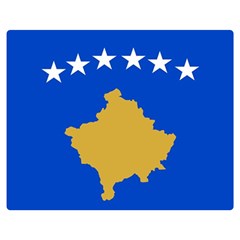 Kosovo One Side Premium Plush Fleece Blanket (medium)