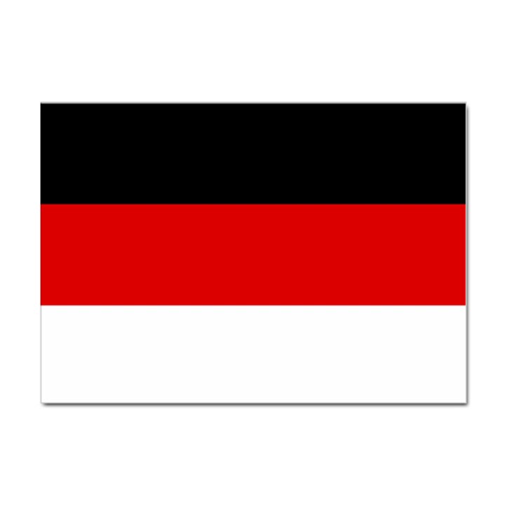 Berlin Old Flag Sticker A4 (10 pack)