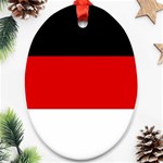 Berlin Old Flag Oval Ornament (Two Sides) Back