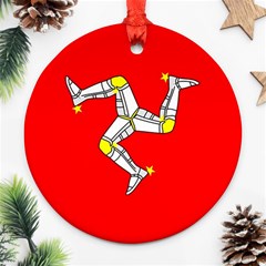 Isle Of Man Ornament (round) by tony4urban