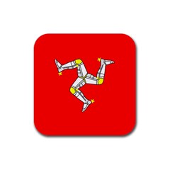 Isle Of Man Rubber Coaster (square) by tony4urban