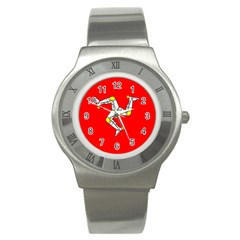 Isle Of Man Stainless Steel Watch by tony4urban