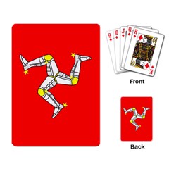 Isle Of Man Playing Cards Single Design (rectangle)