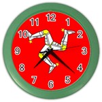 Isle Of Man Color Wall Clock Front