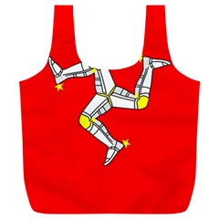 Isle Of Man Full Print Recycle Bag (xl) by tony4urban