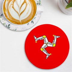 Isle Of Man Uv Print Round Tile Coaster by tony4urban