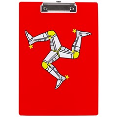 Isle Of Man A4 Acrylic Clipboard by tony4urban