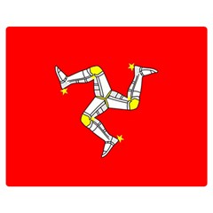 Isle Of Man One Side Premium Plush Fleece Blanket (medium) by tony4urban