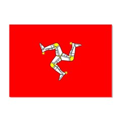 Isle Of Man Crystal Sticker (a4) by tony4urban