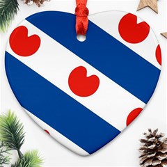 Frisian Flag Ornament (heart)