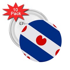 Frisian Flag 2 25  Buttons (10 Pack)  by tony4urban