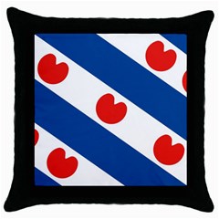 Frisian Flag Throw Pillow Case (black) by tony4urban